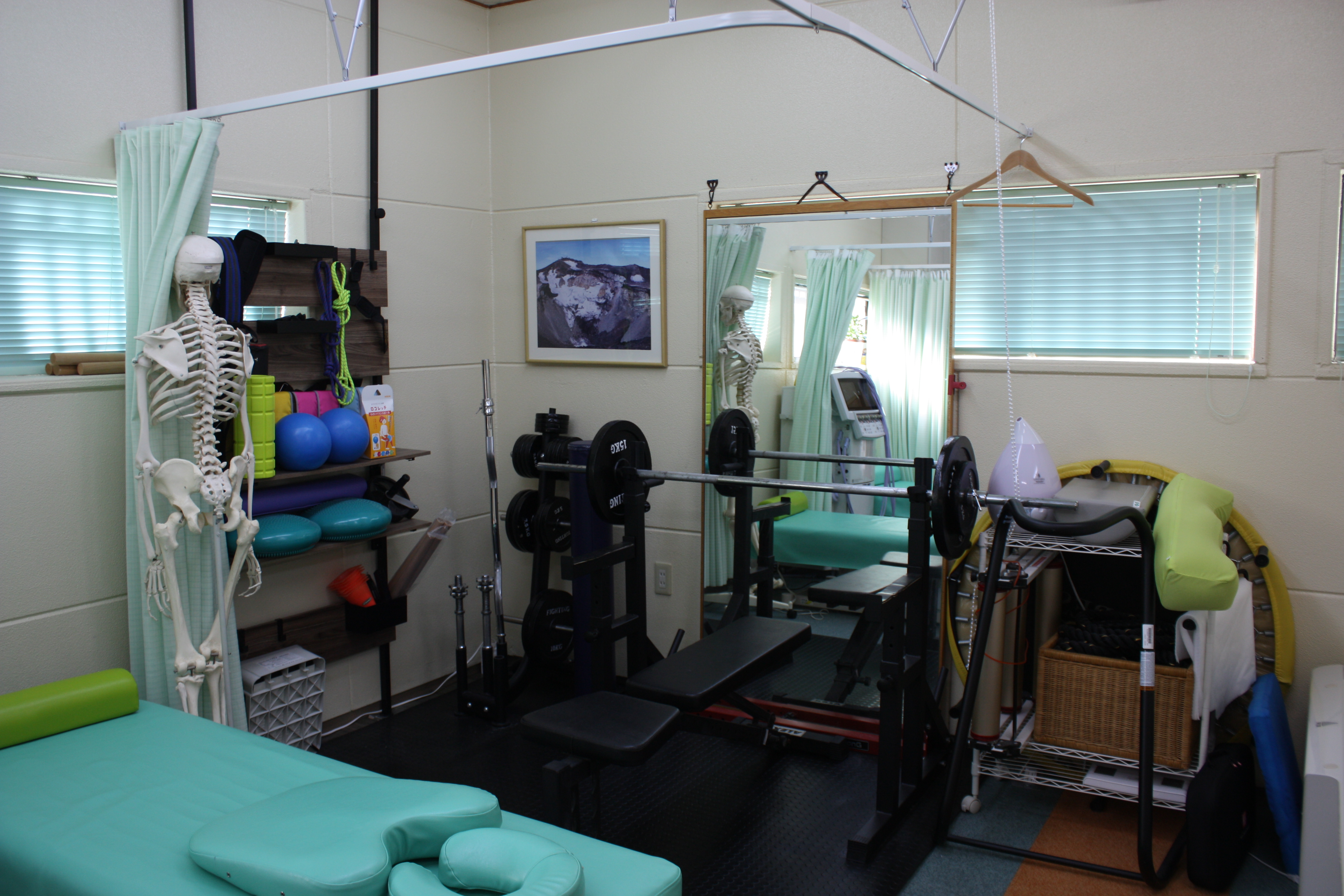 施術・運動スペースの様子
